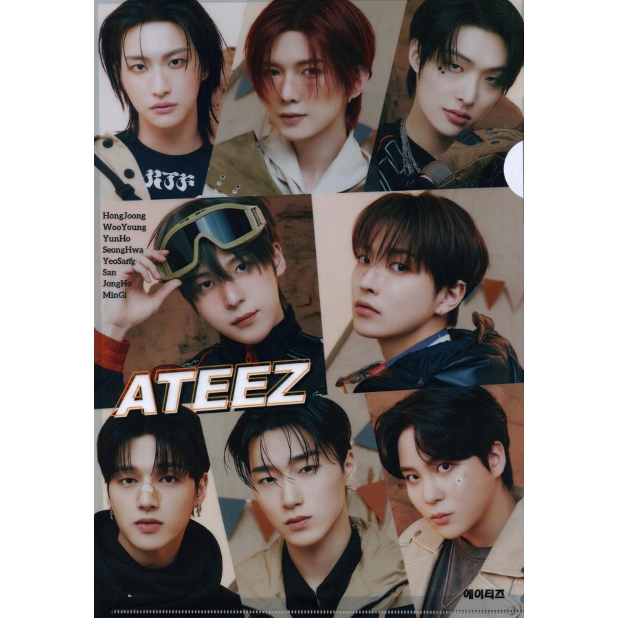 ATEEZ エーティーズ グッズ グラフィック クリアファイル A4サイズ K-POP |  | 01