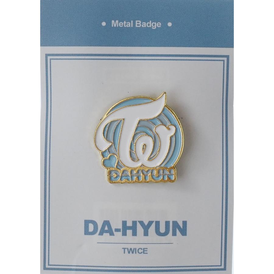TWICE トゥワイス ダヒョン グッズ ピンバッジ ピンバッチ メタルバッジ ピンズ | 