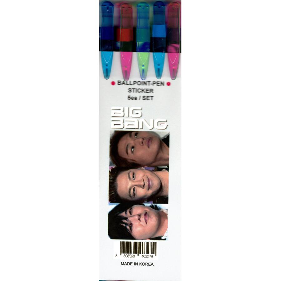 BIGBANG ビッグバン グッズ ボールペン 5本セット + ステッカー |  | 02