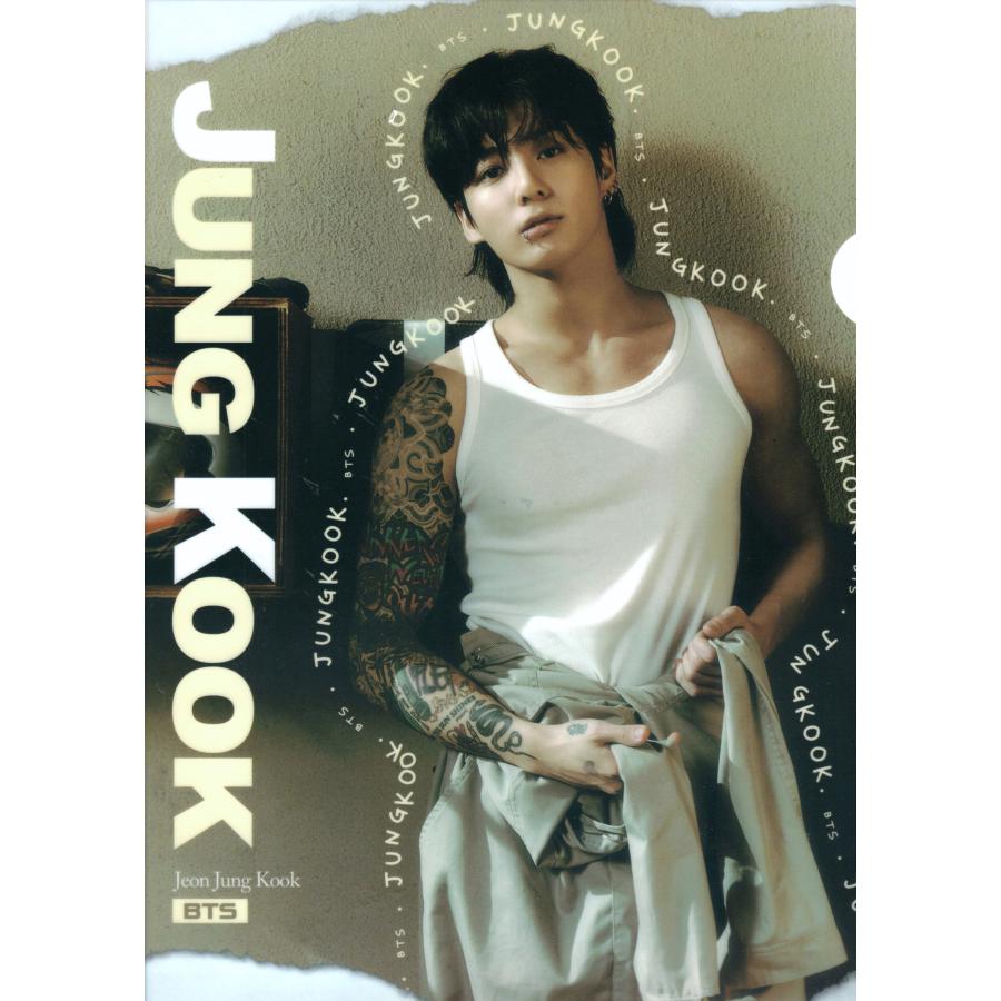 BTS ジョングク K-POP グッズ クリアファイル A4サイズ y : スター