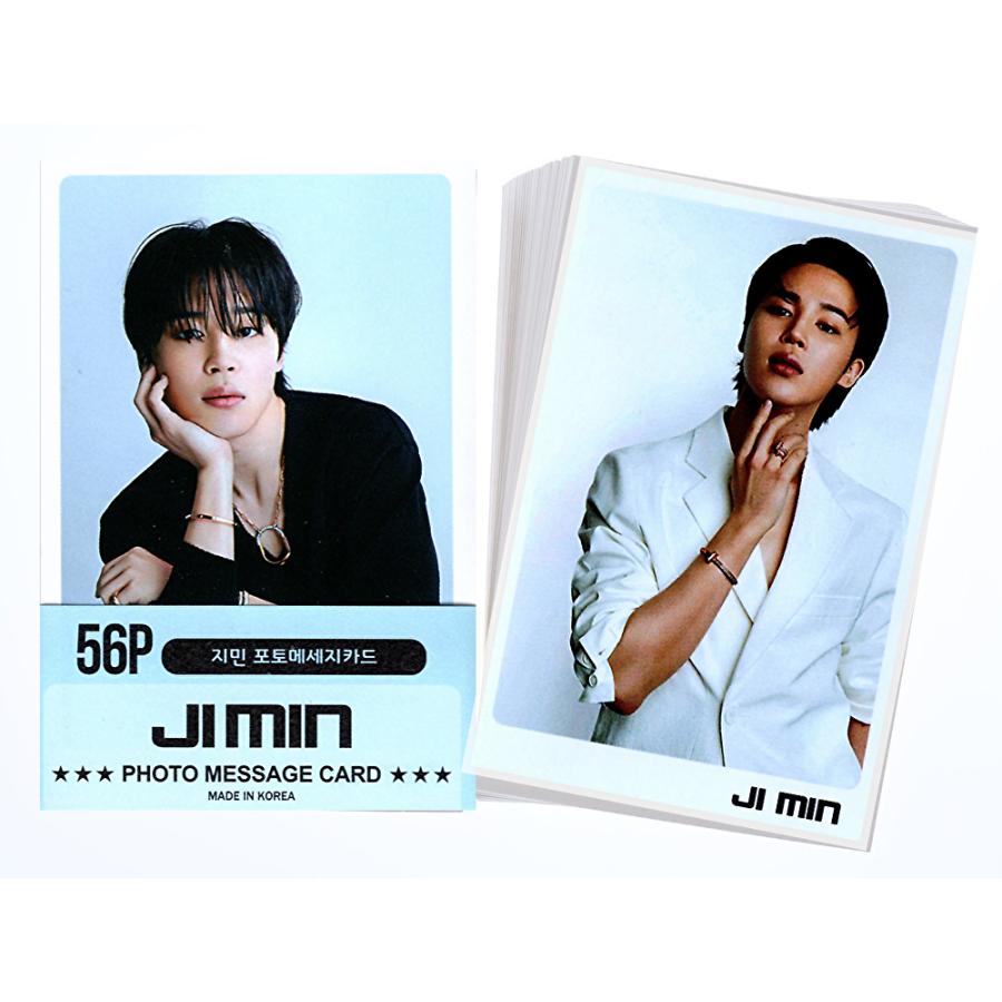 BTS ジミン グッズ フォトメッセージカード 56枚 トレカ カード ミニ