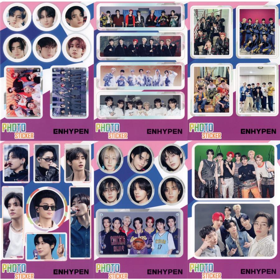 ENHYPEN エンハイフン グッズ ステッカーセット 87枚入 フォト