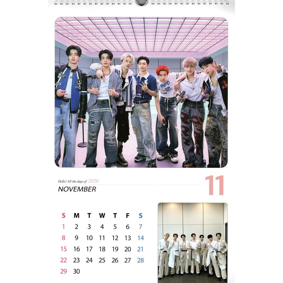 ENHYPEN エンハイフン グッズ 大判 壁掛け カレンダー 2026年