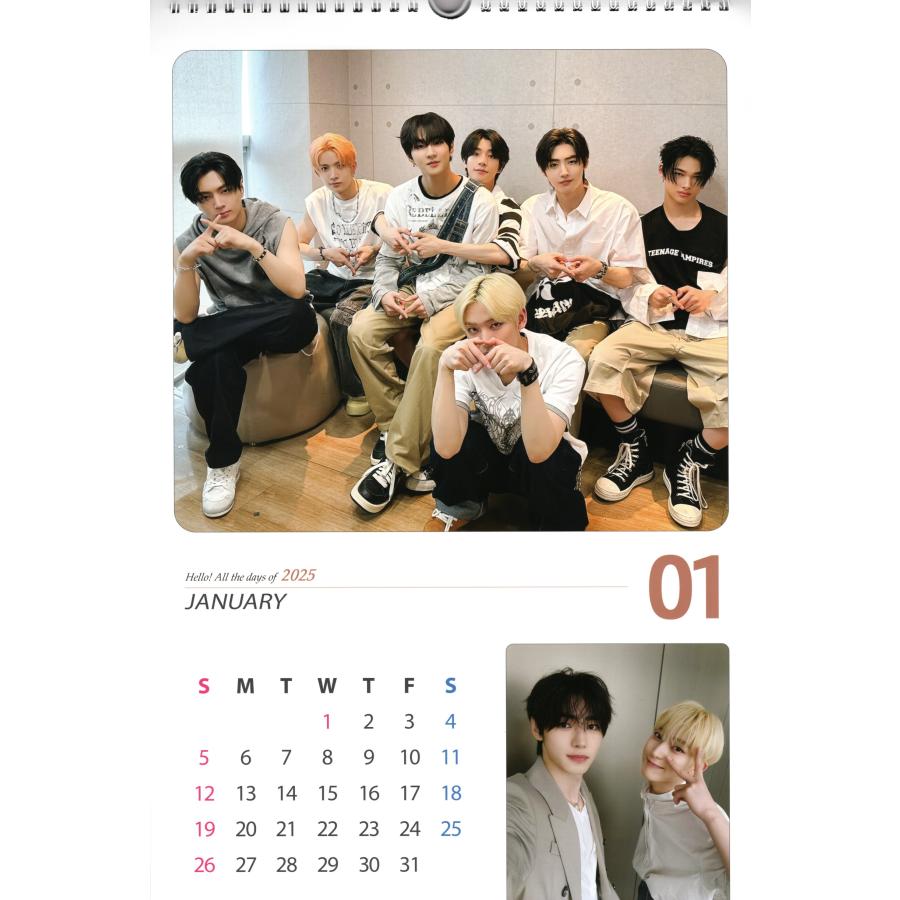 ENHYPEN エンハイフン グッズ 大判 壁掛け カレンダー 2025年