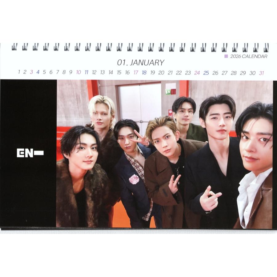 ENHYPEN エンハイフン グッズ 卓上 カレンダー (写真集) 2026~2027年