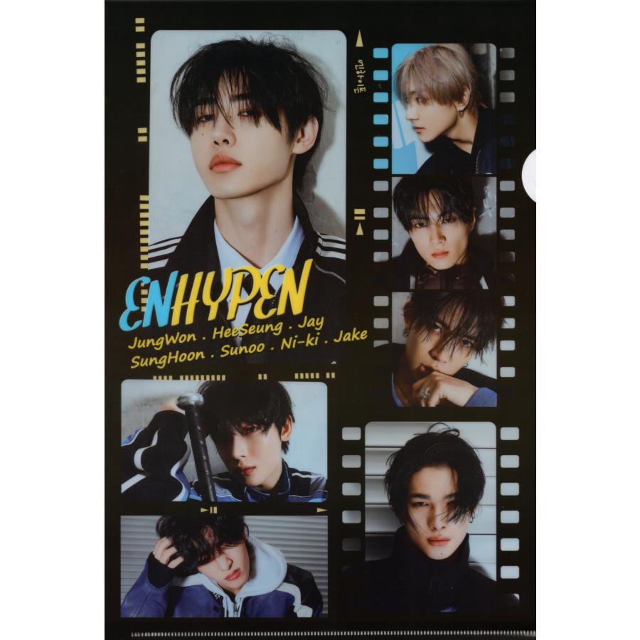 ENHYPEN エンハイフン グッズ クリアファイル A4サイズ 新作写真