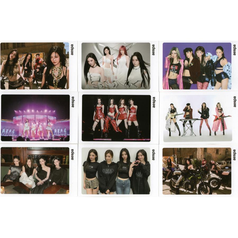 aespa エスパ グッズ フォトメッセージカード 56枚 トレカ カード ミニ
