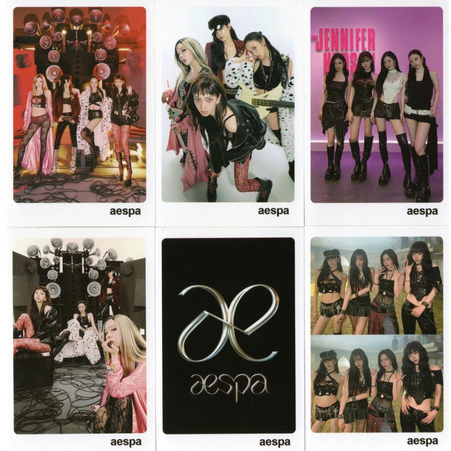 aespa エスパ グッズ フォトメッセージカード 56枚 トレカ カード ミニ