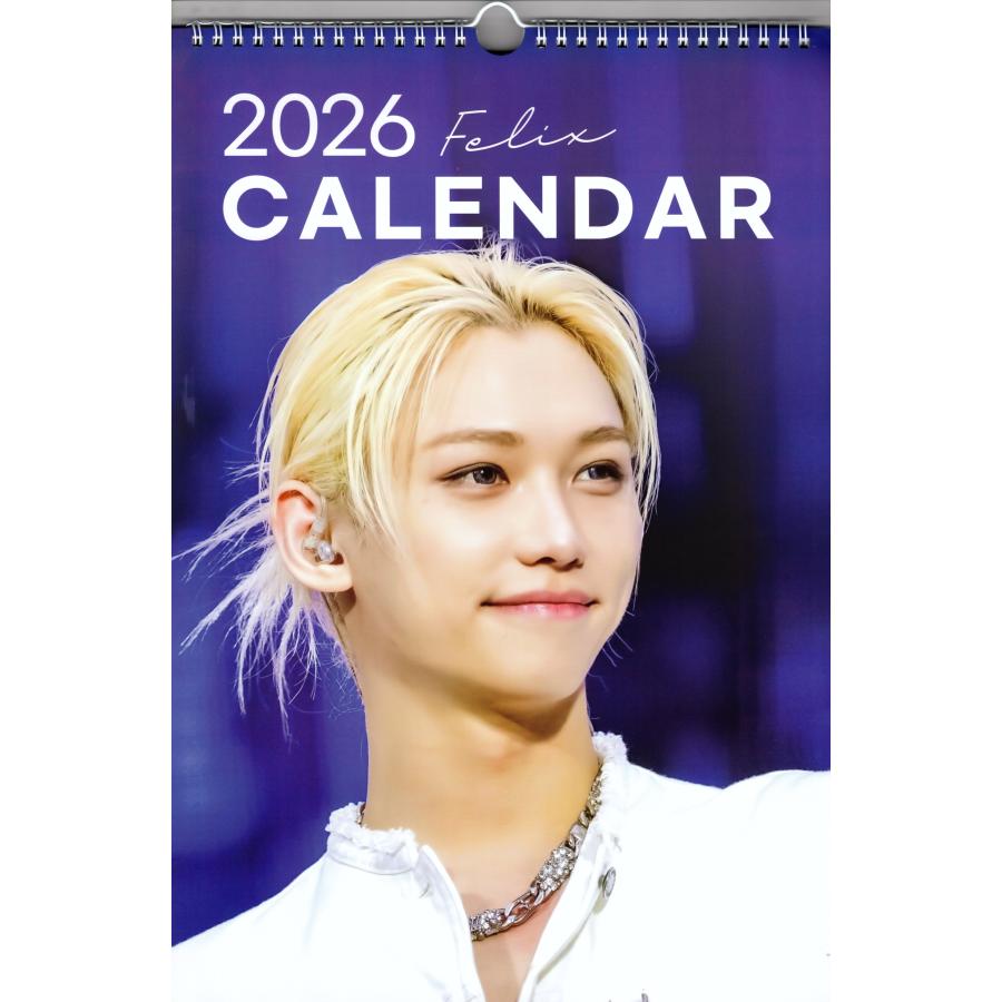 Felix フィリックス グッズ 大判 壁掛け カレンダー 2026年 (令和8年