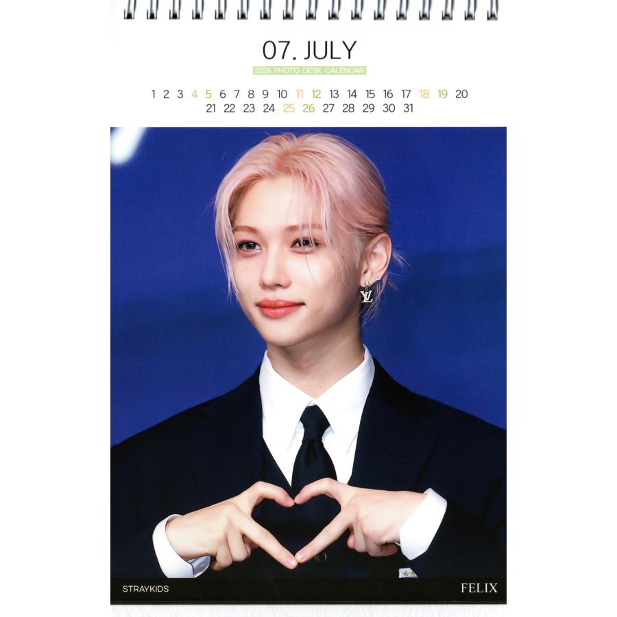 Stray Kids ストレイキッズ フィリックス グッズ 卓上 カレンダー 写真