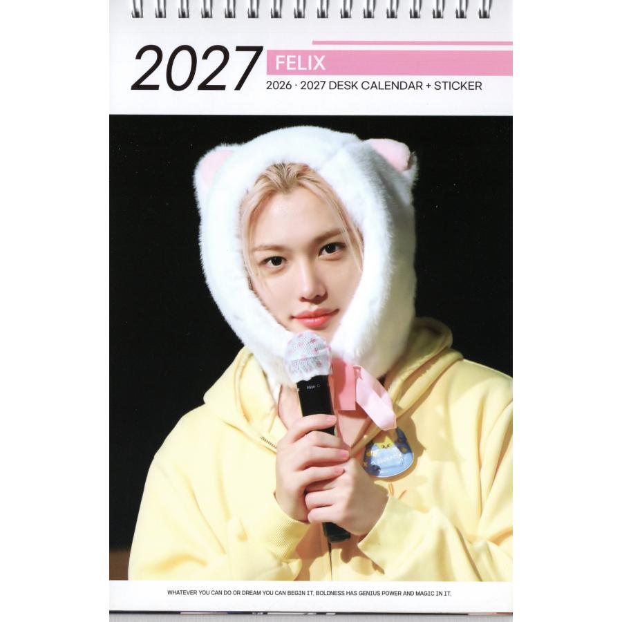 Stray Kids ストレイキッズ フィリックス グッズ 卓上 カレンダー 写真