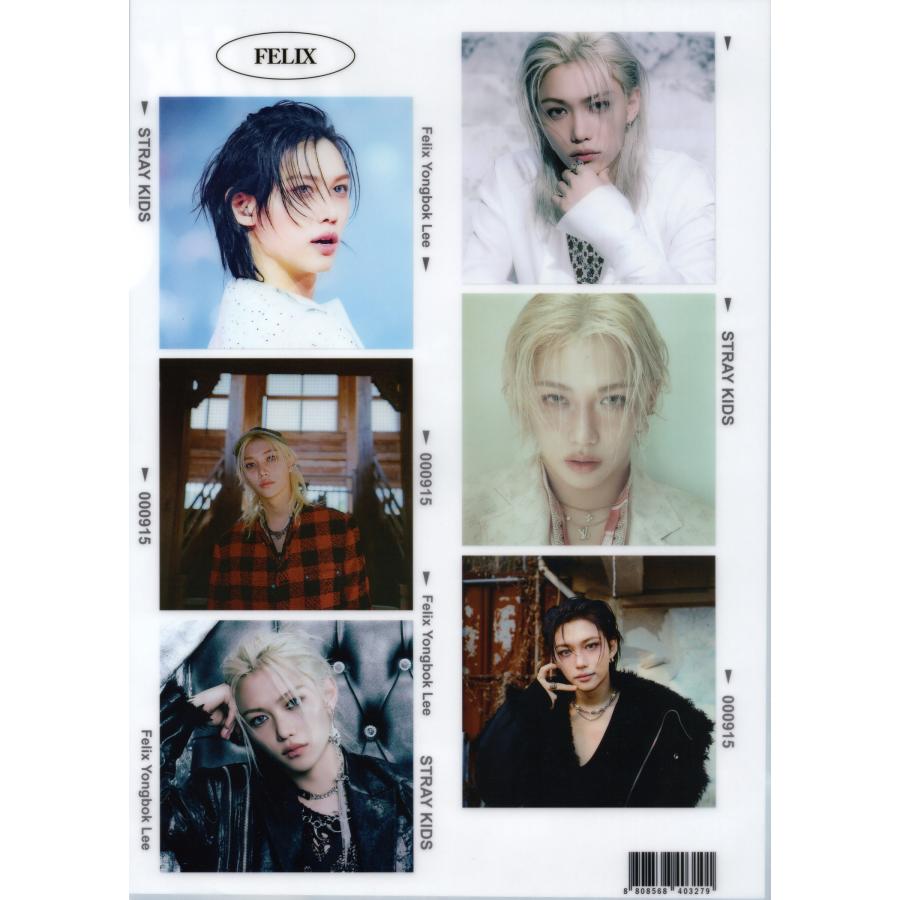 Stray Kids ストレイキッズ Felix フィリックス グッズ クリアファイル A4サイズ K-POP |  | 01