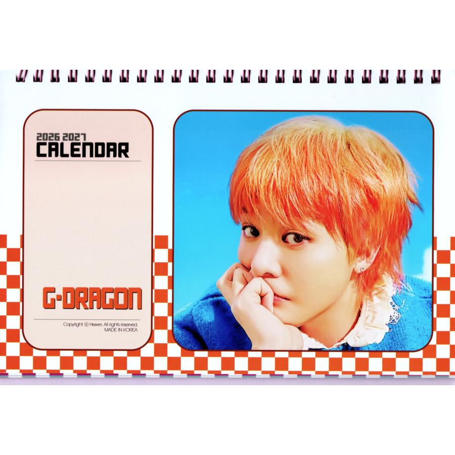 BIGBANG G-DRAGON ジードラゴン ジヨン グッズ 卓上 カレンダー