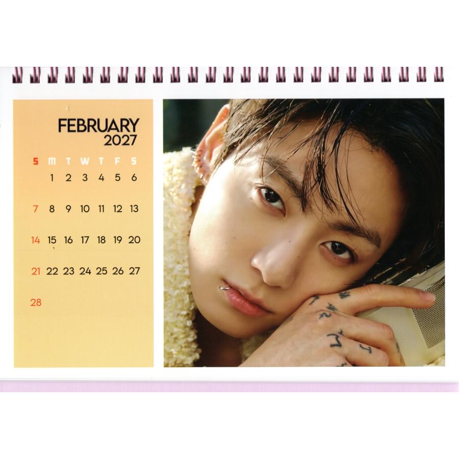 BTS ジョングク グッズ 卓上 カレンダー (写真集) 2027~2028年(2年分)+