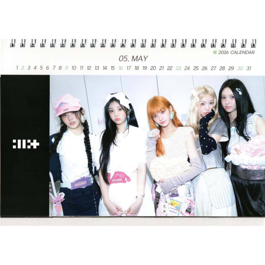 ILLIT アイリット グッズ 卓上 カレンダー 2026~2027年(2年分) ステッカーシール 12点Set |  | 02