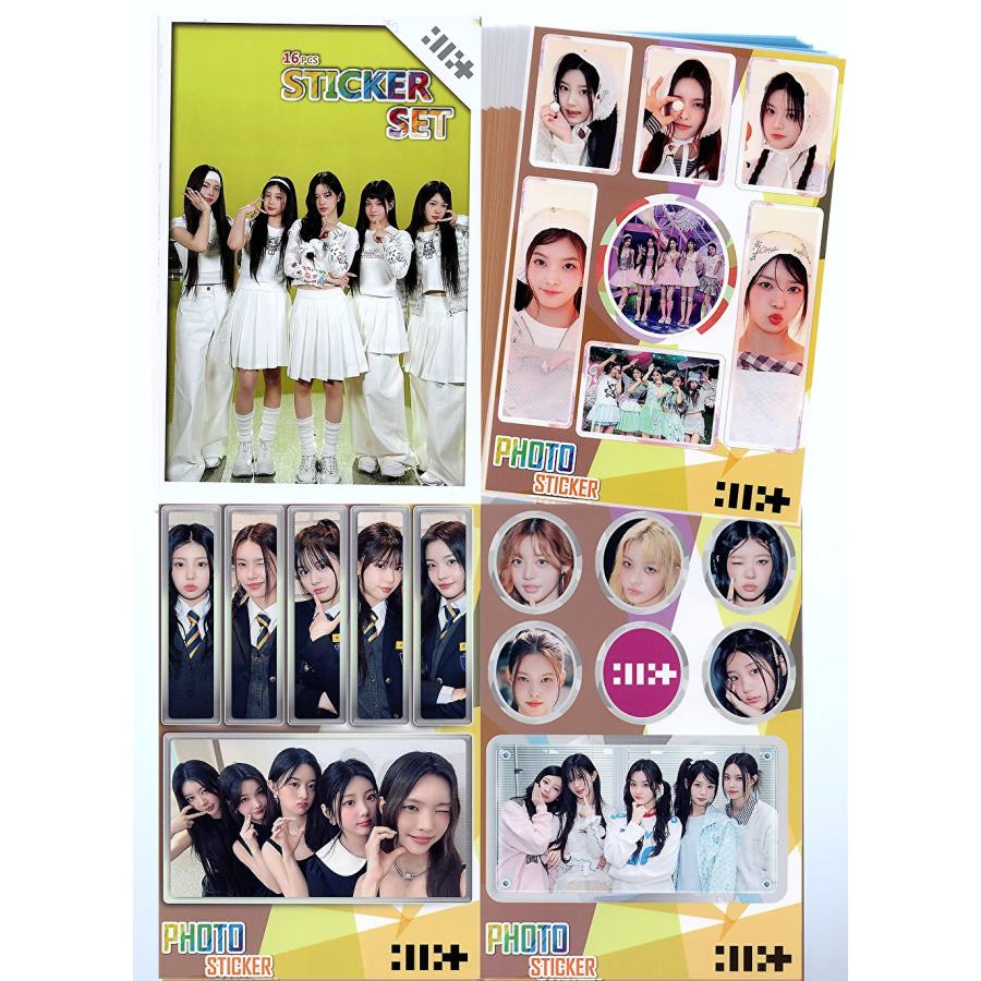 ILLIT アイリット グッズ ステッカーセット 87枚入 フォトステッカー/シールセット + カバーケース付 K-POP | 