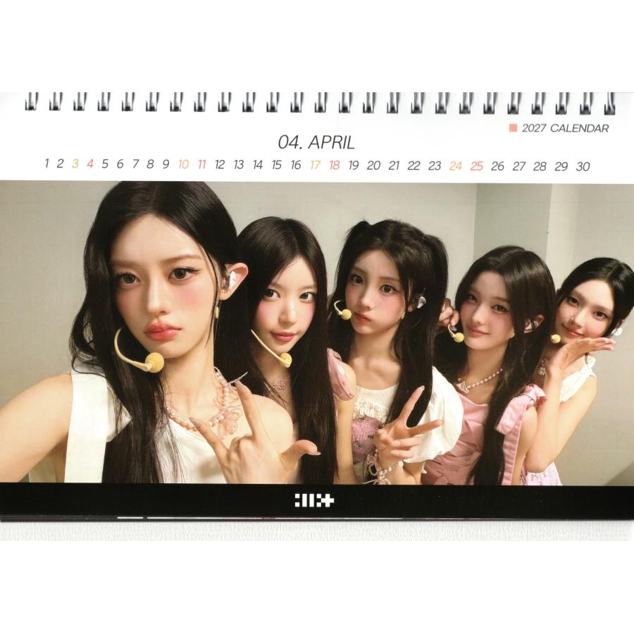 ILLIT アイリット グッズ 卓上 カレンダー  (写真集) 2027~2028年 (2年分) ステッカーシール [12点セット] |  | 02