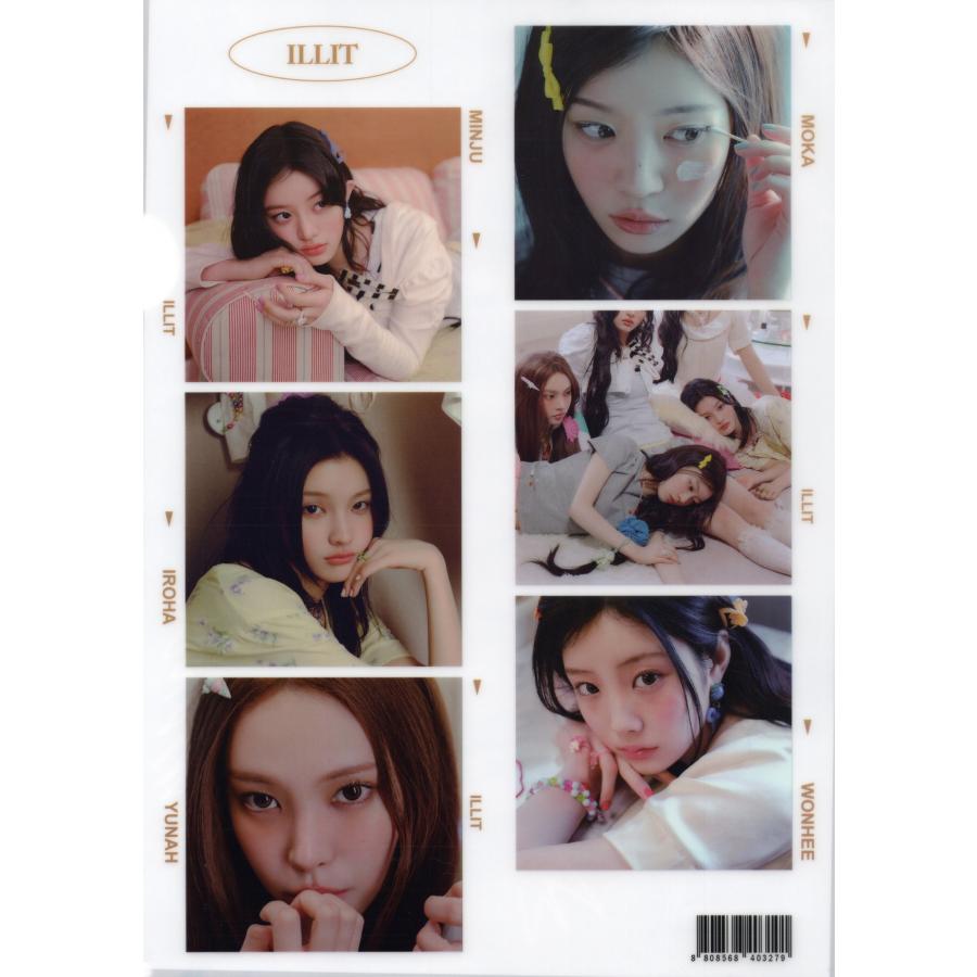 ILLIT アイリット グッズ クリアファイル A4サイズ 新作写真3 |  | 01