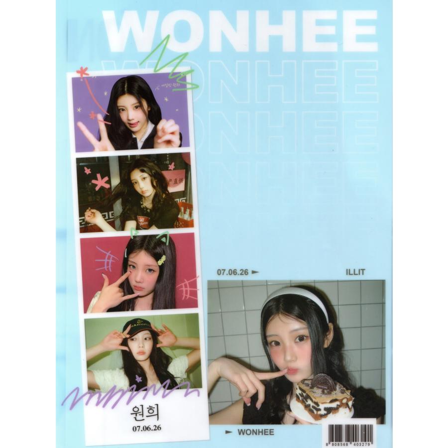 ILLIT WONHEE グッズ まとめ売り ILLIT アイリット WONHEE ウォンヒ グッズ クリアファイル A4サイズ