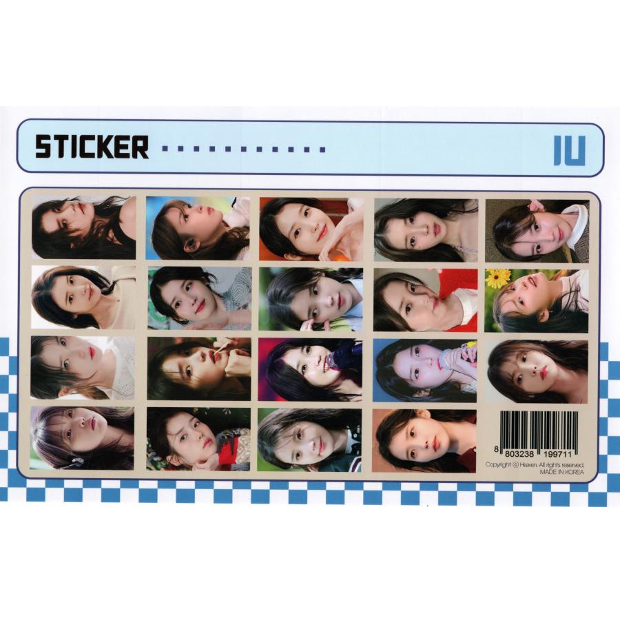 IU アイユー 卓上 カレンダー 2026~2027年(2年分) + ステッカーセット