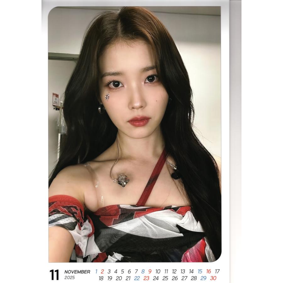 IU アイユー グッズ 大判 壁掛け カレンダー 2025年 (令和7年) + 