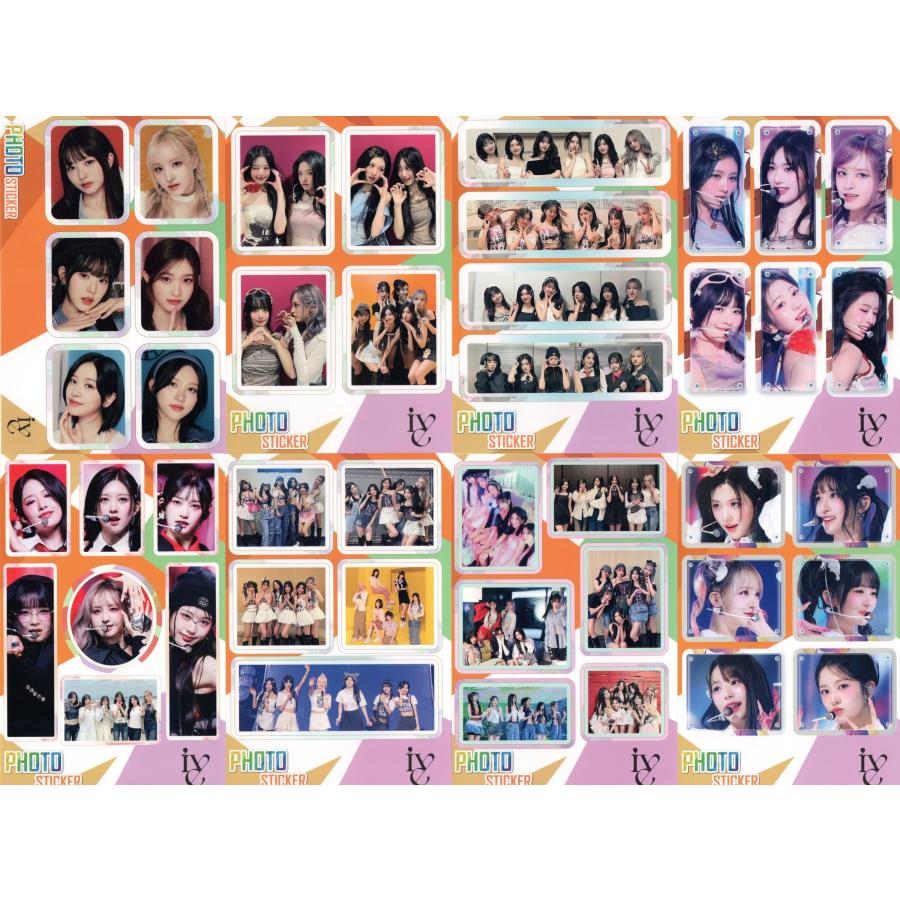 IVE アイヴ アイブ グッズ ステッカーセット 87枚入 フォトステッカー