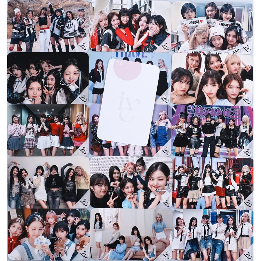 IVE フォトカード ポスター ステッカー CD バラ売り可 IVE アイヴ アイブ グッズ ポストカード セット ( 12枚 +