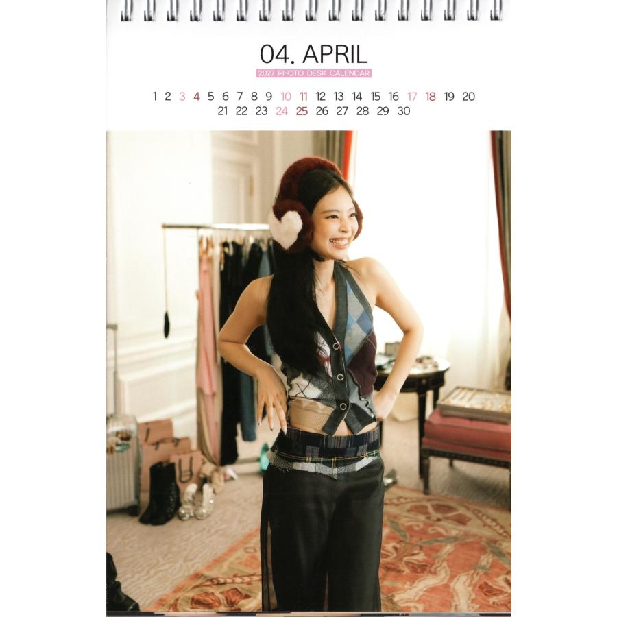 BLACKPINK ブラックピンク ジェニー グッズ 卓上 カレンダー