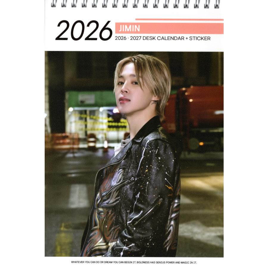 BTS ジミン 卓上 カレンダー (写真集 カレンダー) 2026~2027年