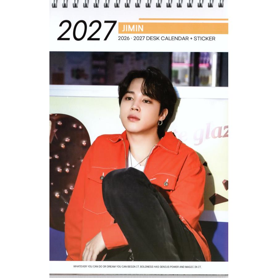 BTS ジミン 卓上 カレンダー (写真集 カレンダー) 2026~2027年 (2年分