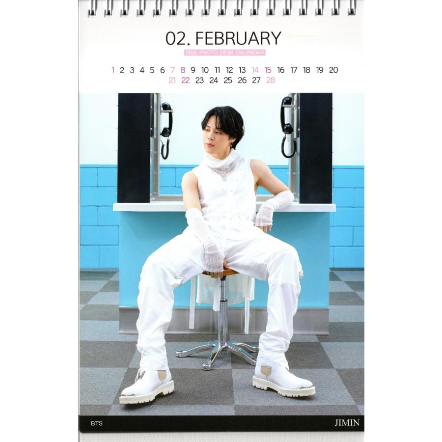 BTS ジミン 卓上 カレンダー (写真集 カレンダー) 2026~2027年 (2年分