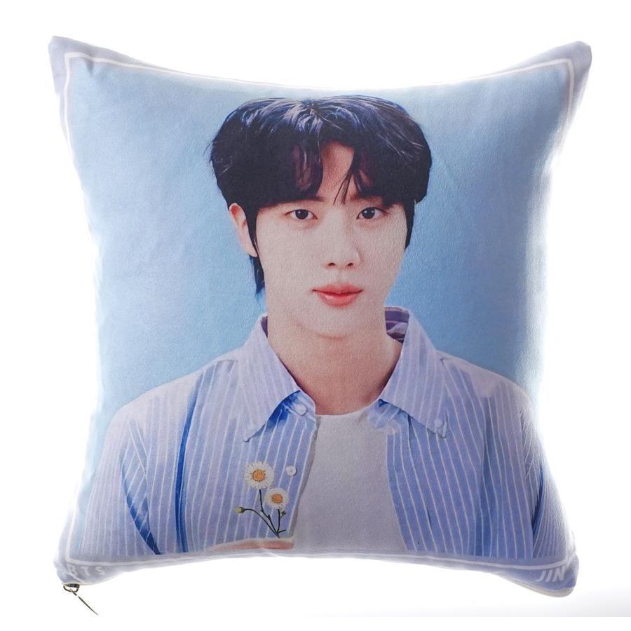 BTS JIN ジン グッズ クッション 抱き枕 + 綿わた (クッション中身付