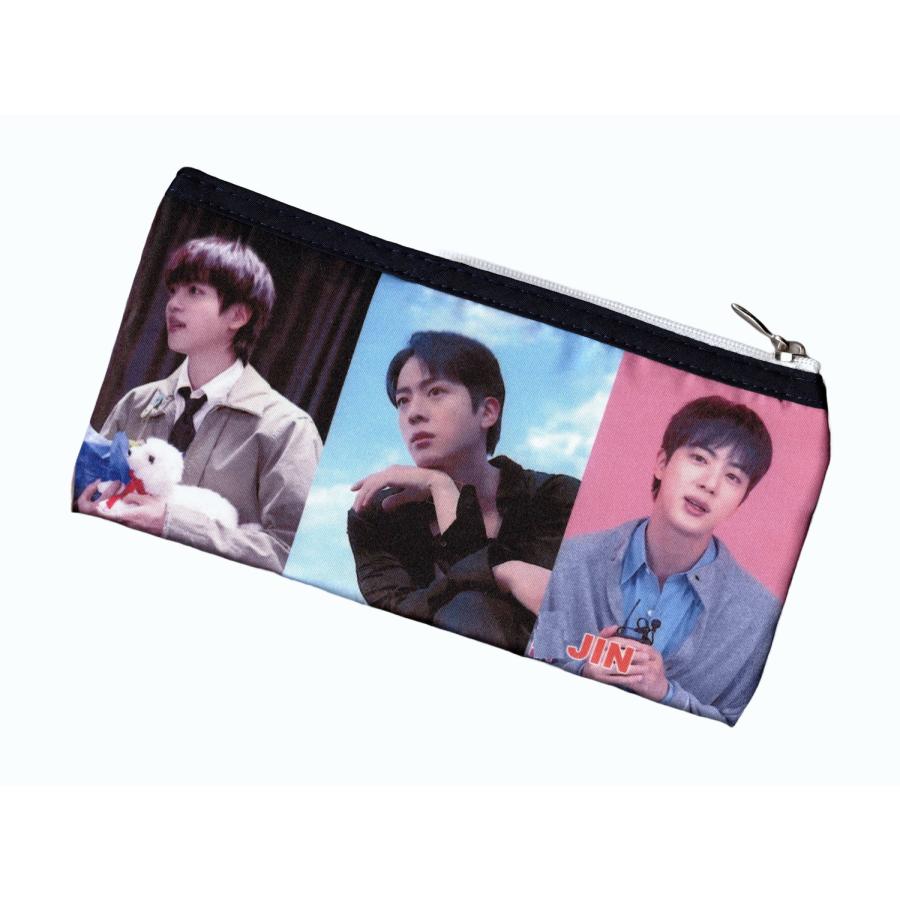 BTS JIN ジン グッズ ペンケース ポーチ 小物入れ コスメポーチ