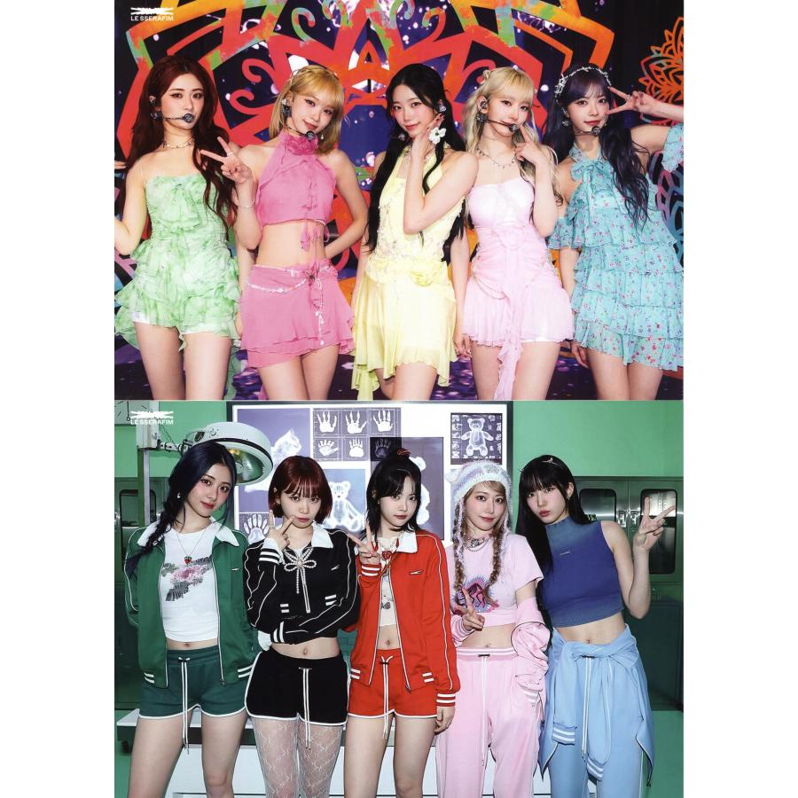 LE SSERAFIM ルセラフィム グッズ ポスター 10枚セット A4サイズ 10P K