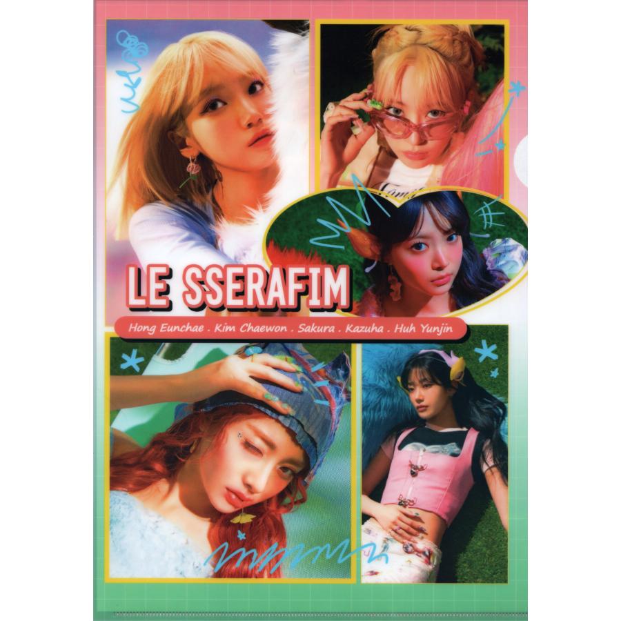 LE SSERAFIM ルセラフィム グッズ クリアファイル A4サイズ K-POP