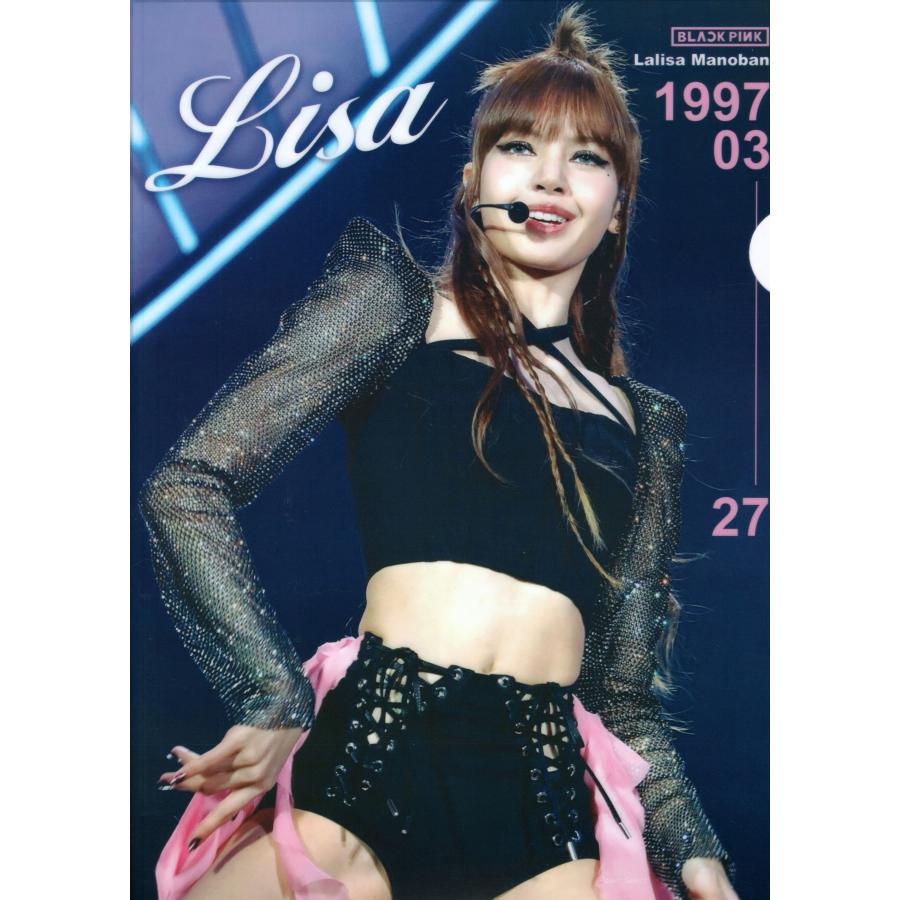 BLACKPINK ブラックピンク リサ LISA グッズ クリアファイル A4サイズ