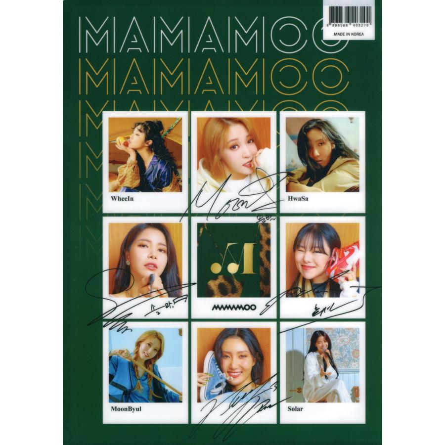 MAMAMOO ママムー グッズ クリアファイル A4サイズ K-POP |  | 01