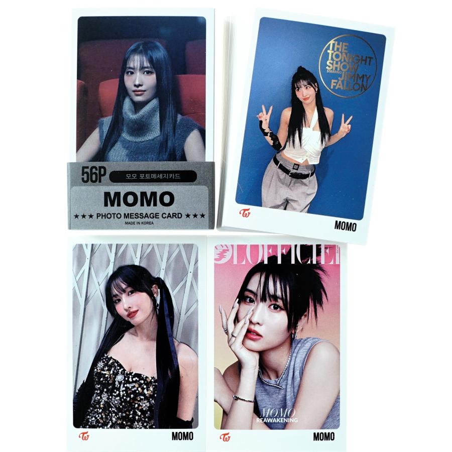 TWICE モモ MOMO グッズ フォトメッセージカード 56枚 トレカ カード