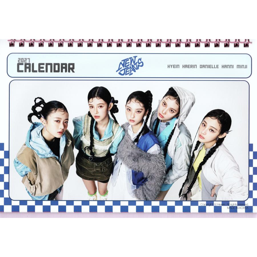 NewJeans ニュージーンズ グッズ 卓上 カレンダー (写真集) 2026~2027