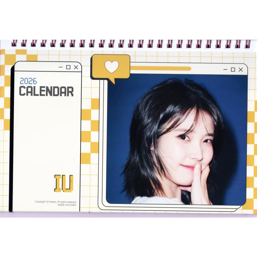 IU アイユー グッズ 卓上 カレンダー (写真集 カレンダー) 2025~2026年
