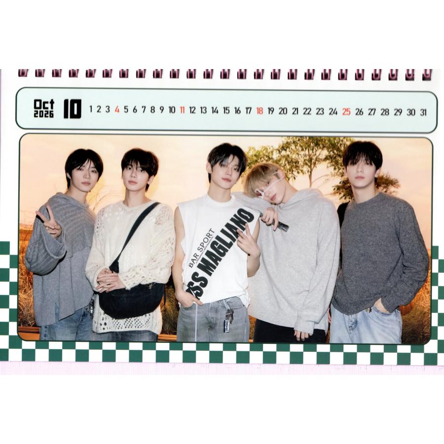 TXT グッズ 卓上 カレンダー (写真集) 2026~2027年(2年分) +