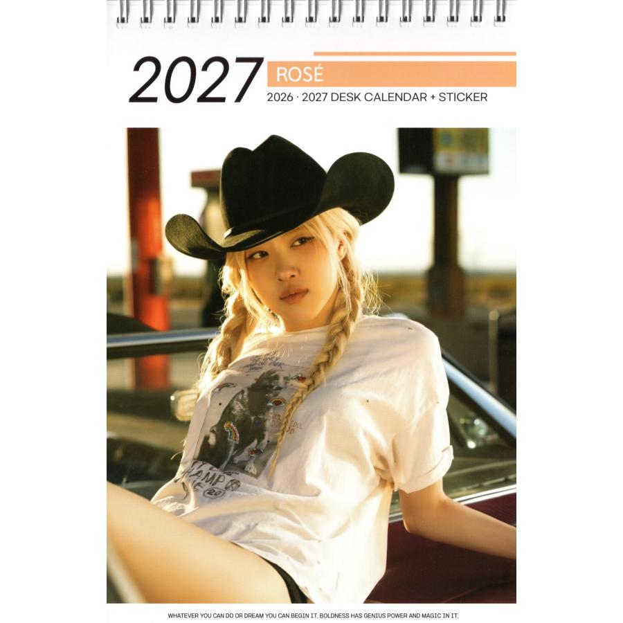BLACKPINK ブラックピンク ロゼ ROSE グッズ 卓上 カレンダー