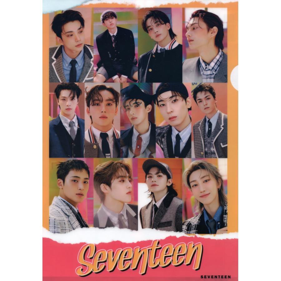 SEVENTEEN セブンティーン グッズ クリアファイル A4サイズ K-POP