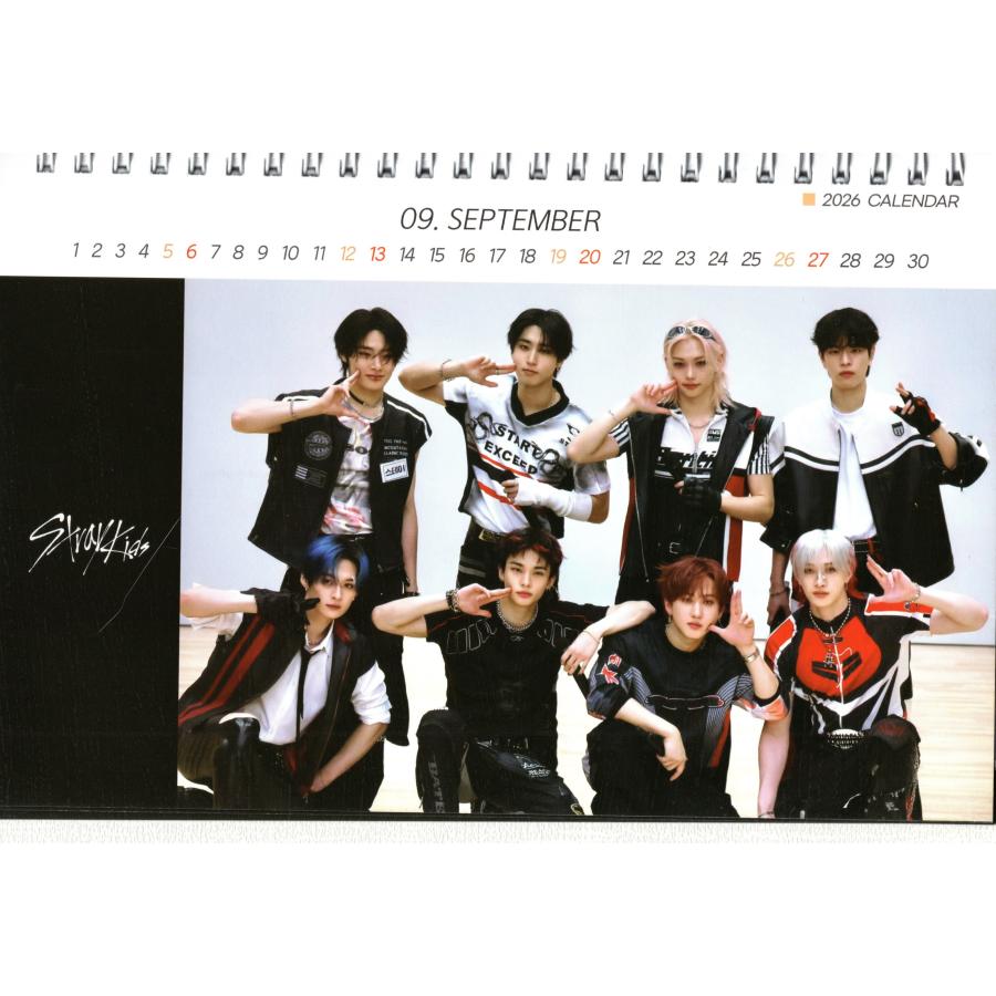 Stray Kids ストレイキッズ 卓上 カレンダー (写真集) 2026~2027年 (2