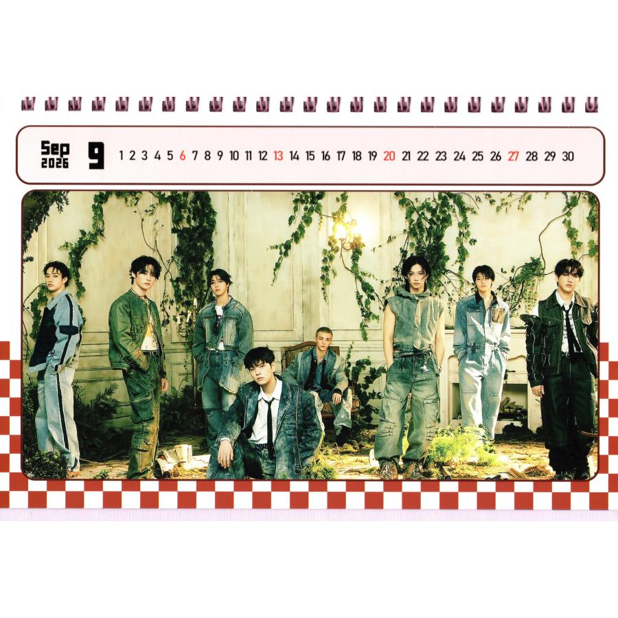 stray kids ストレイキッズ グッズ 卓上 カレンダー 2026~2027年(2年分