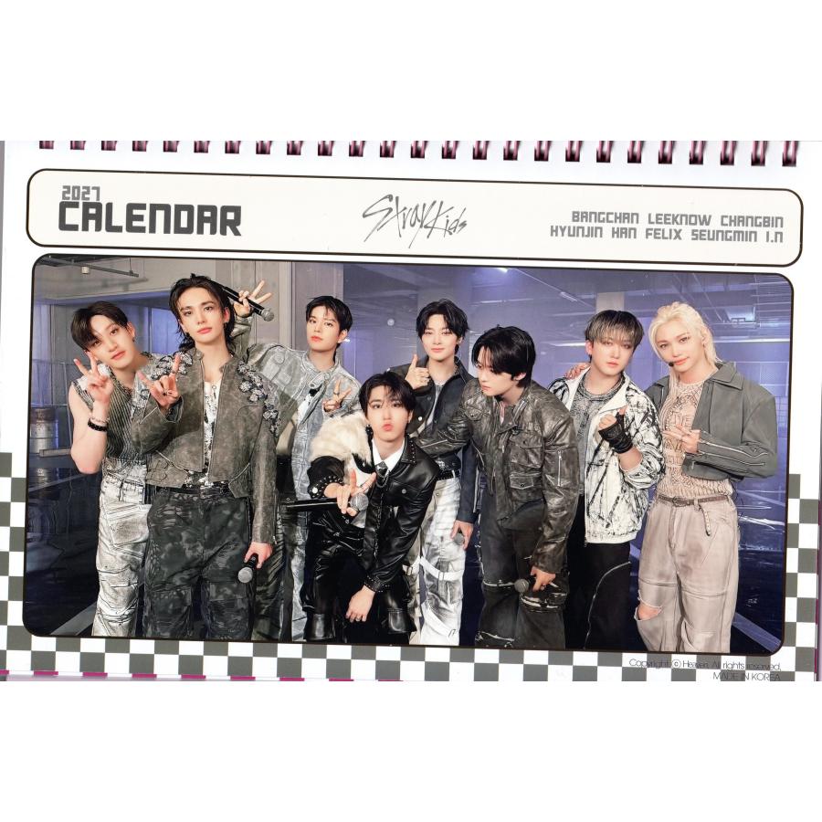 stray kids ストレイキッズ グッズ 卓上 カレンダー 2026~2027年(2年分
