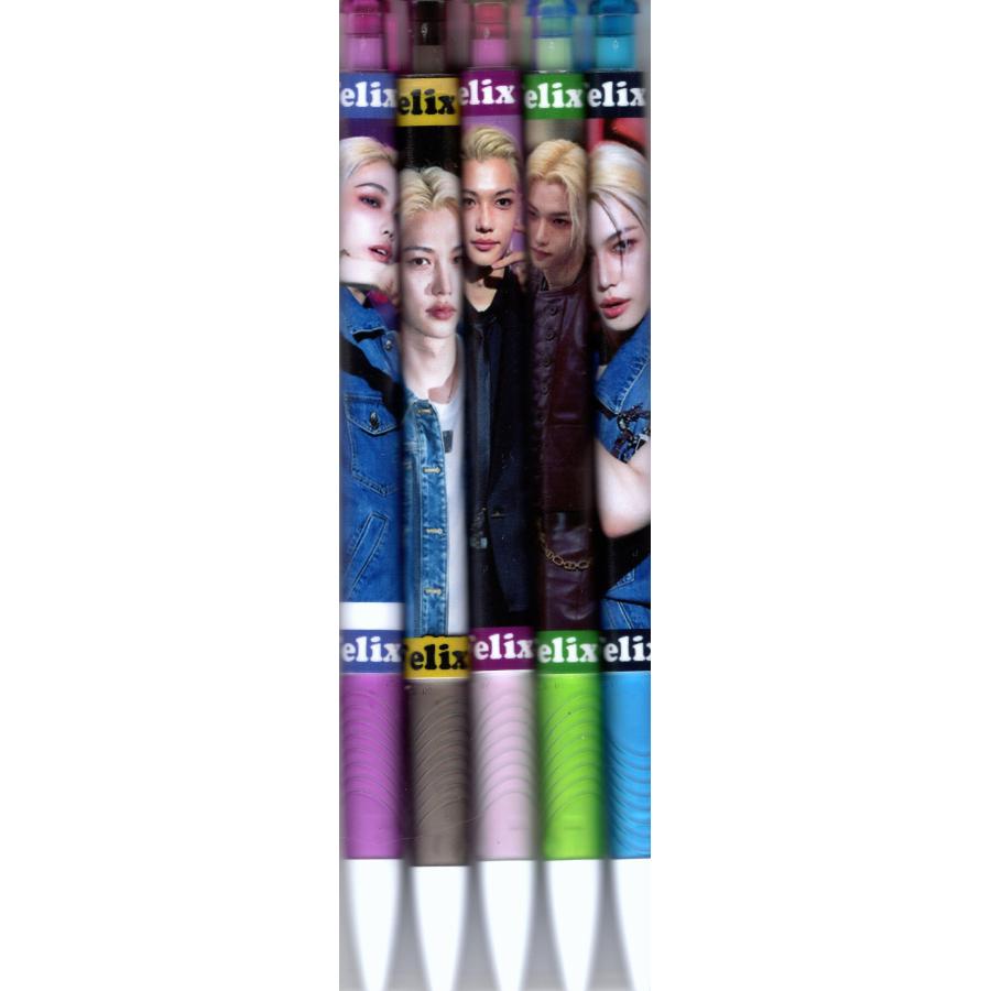 Stray Kids ストレイキッズ Felix フィリックス グッズ ボールペン 5本