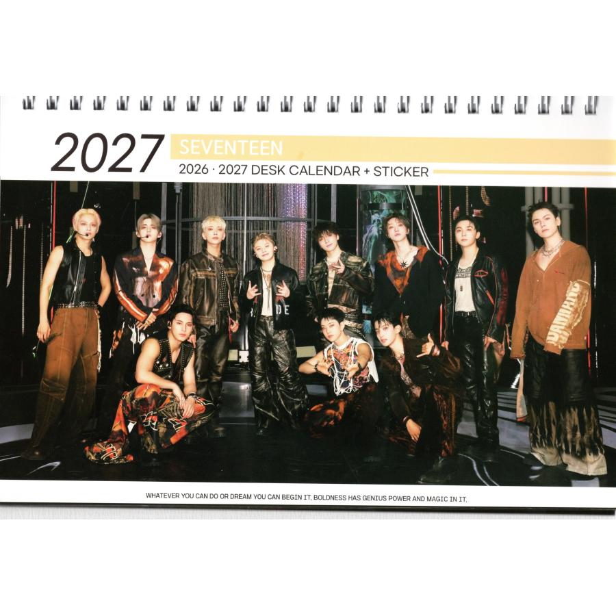 SEVENTEEN セブンティーン グッズ 卓上 カレンダー (写真集) 2026~2027