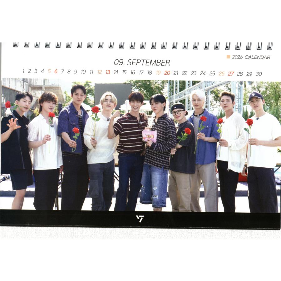 SEVENTEEN セブンティーン グッズ 卓上 カレンダー (写真集) 2026~2027