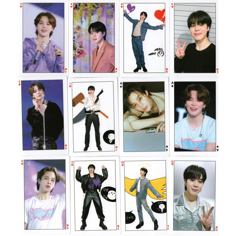 ★BTS フォト/グッズ★ ジミン BTS ジミン グッズ トランプ カード ゲーム 54枚セット フォトカード